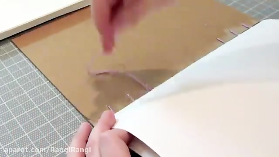 ساخت دفتر اسکرپ بوک دستساز  رن...