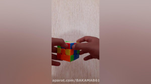 اموزش حل بسیار اسان مکعب روبیک...