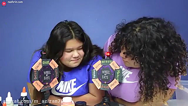 مری و ایزی  چالش هالووین و چرخ...