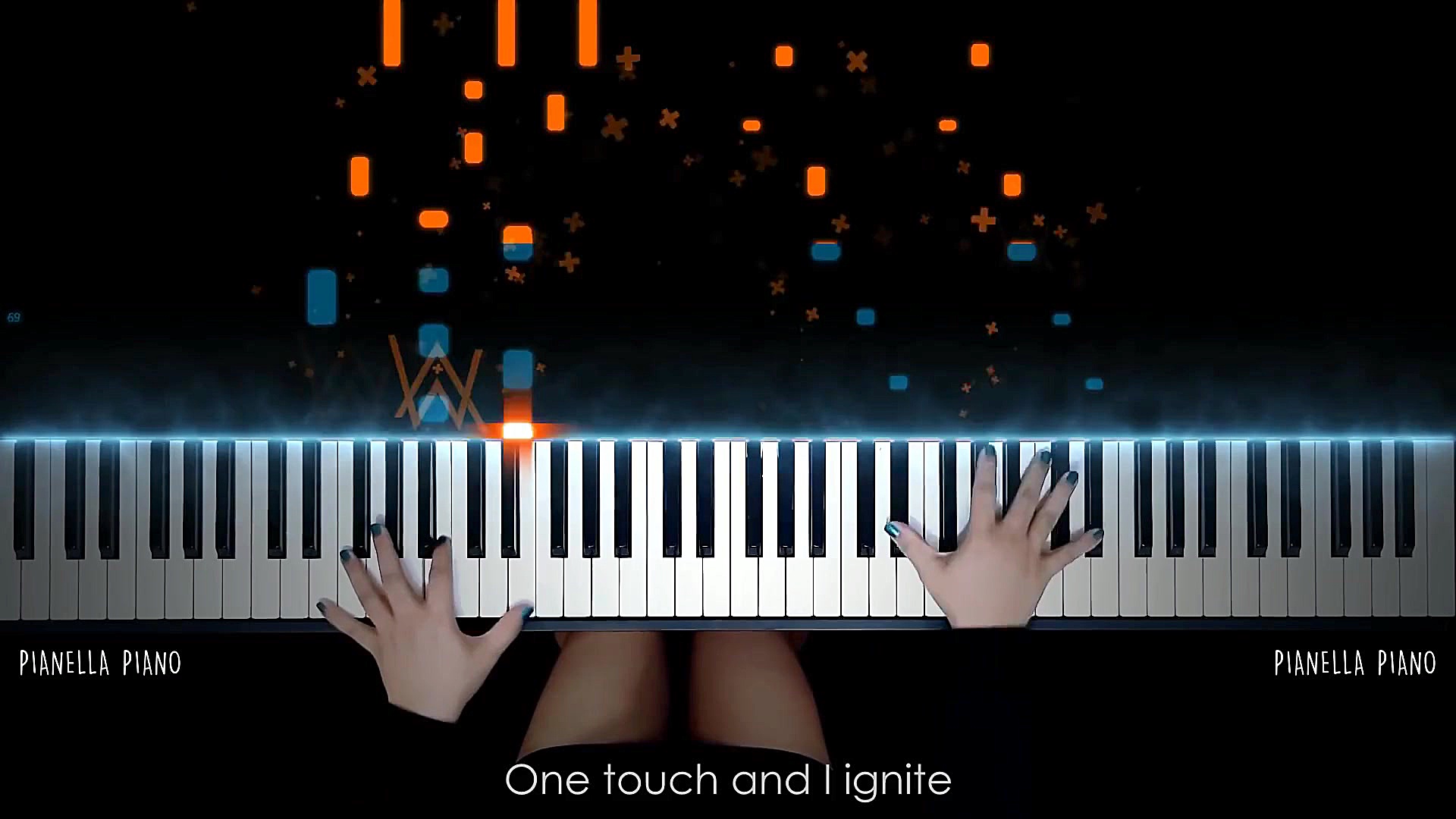 کاور پیانو الن واکر ignite ( ا...