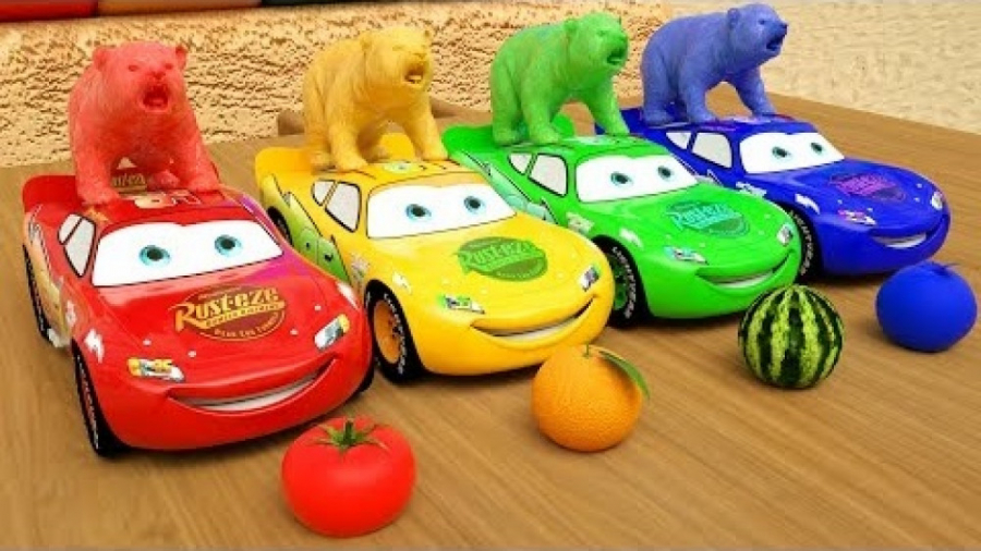 کارتون ماشین مک کویین در دهکده...