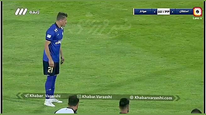 کلیپ. ورزشی ویدیو مهار پنالتی...