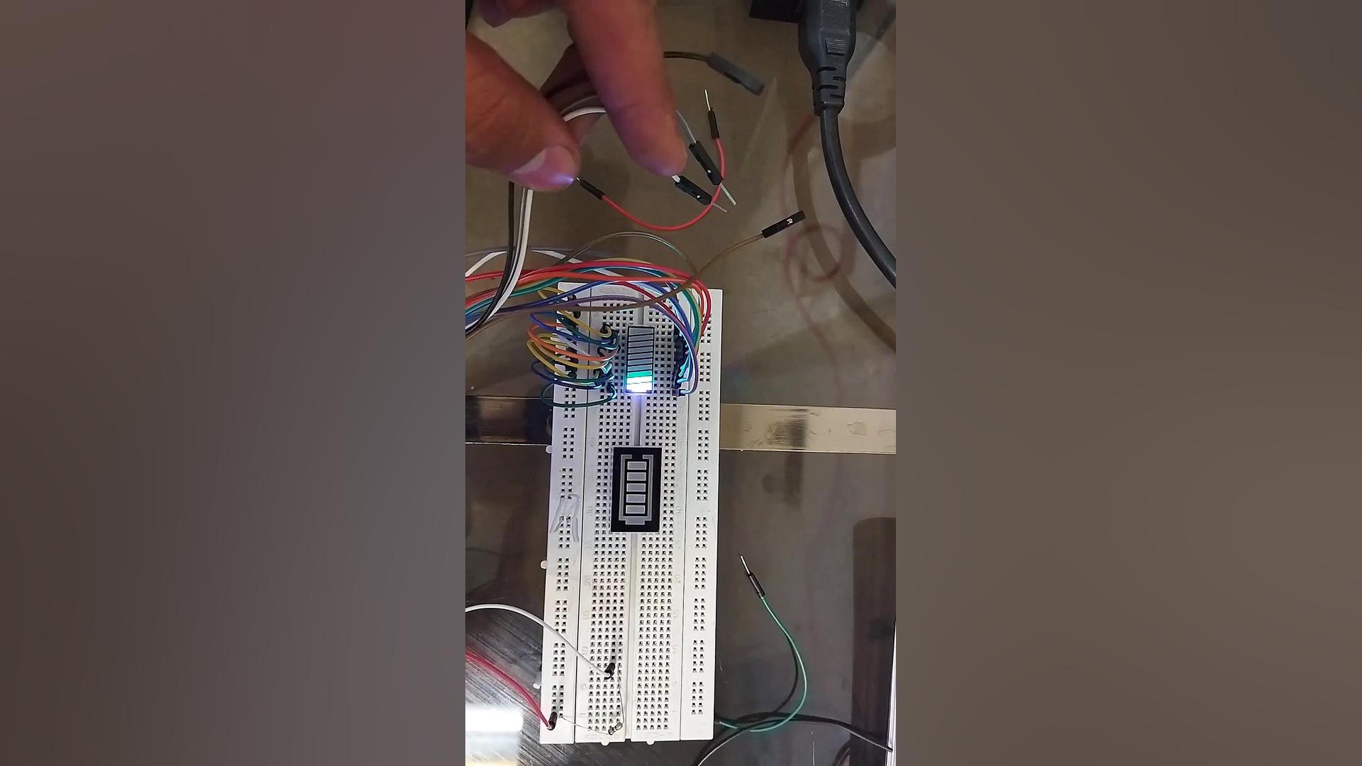 راه اندازی سگمنت باتری RGB