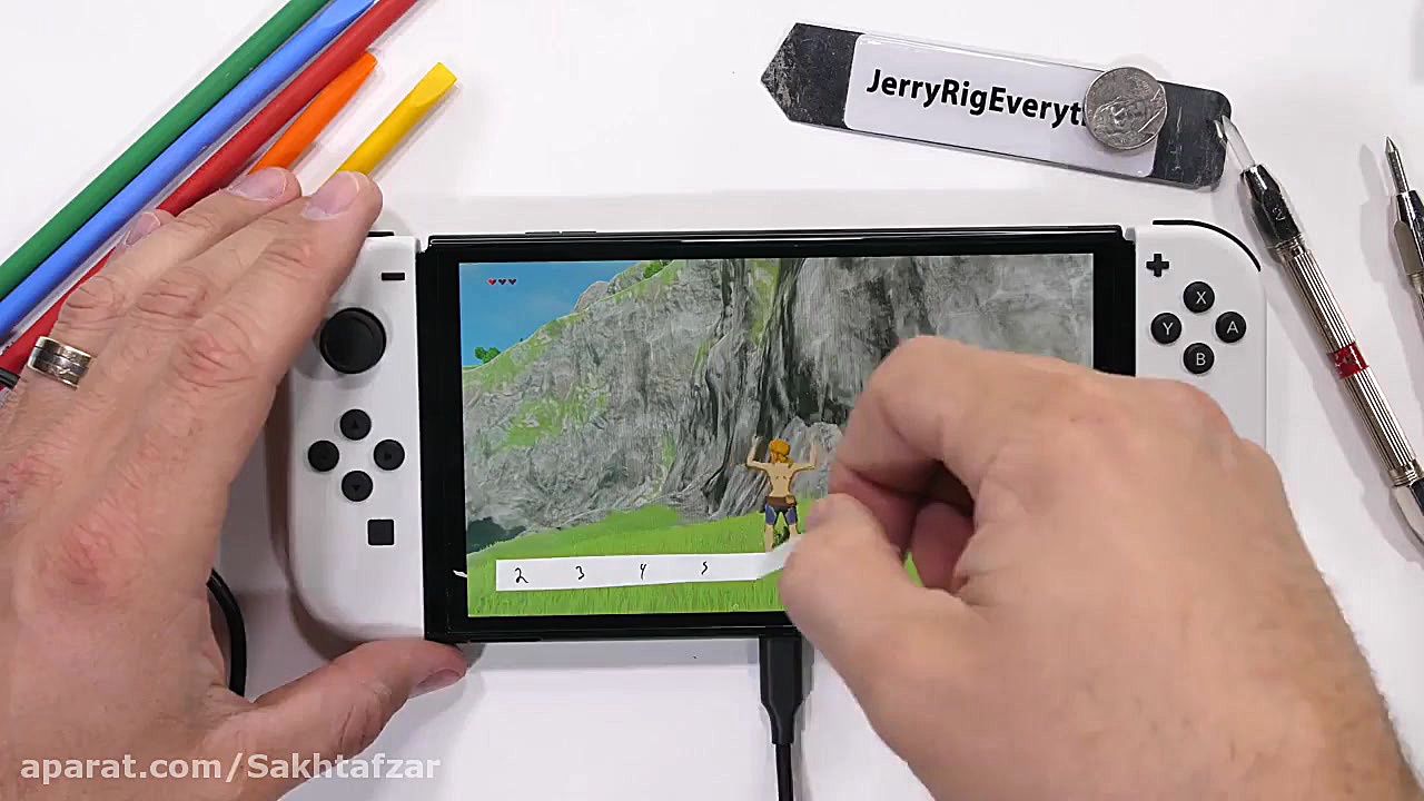 تست مقاومت کنسول نینتندو سوئیچ...