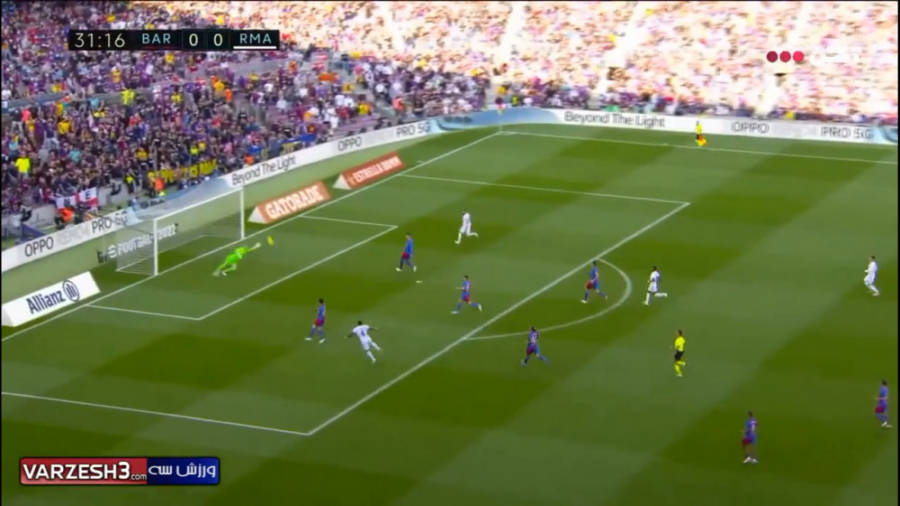 گل اول رئال مادرید به بارسلونا...