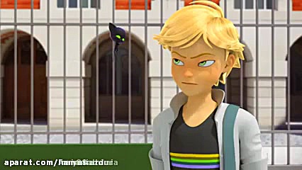 دختر کفشدوزکی و گربه سیاه دوبل...