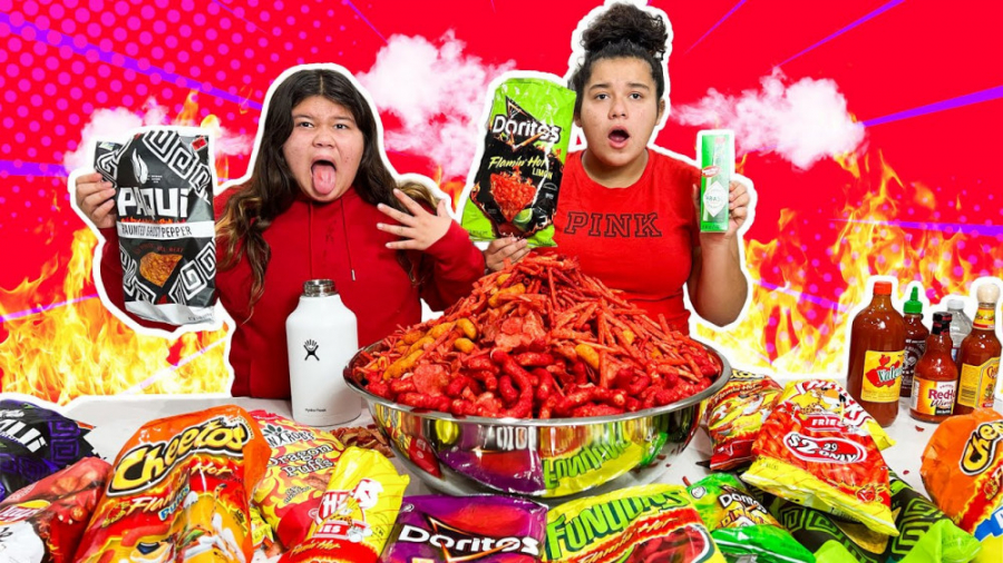 چالش خوردن تند ترین چیپس دنیا...