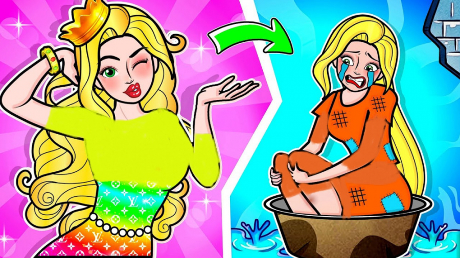 ایده کارتونی راپنزل برشکسته در...