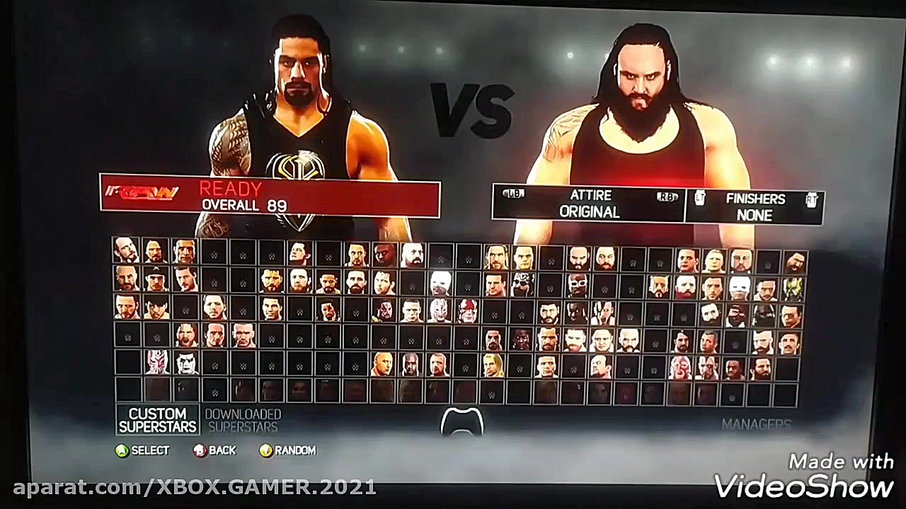 مسابقه رومن رینز و بران استروم...