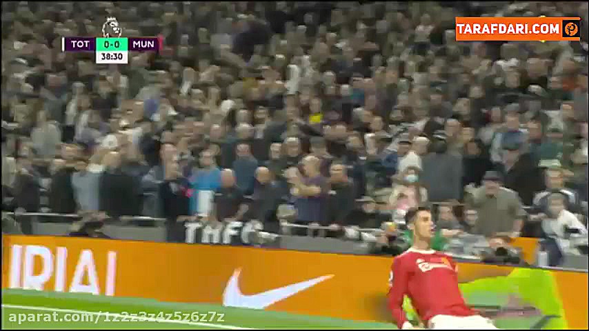 گل کریستیانو رونالدو به تاتنها...