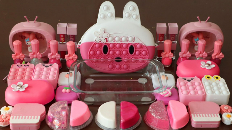 میکس اسلایم میکاپ  سنجاب صورتی...