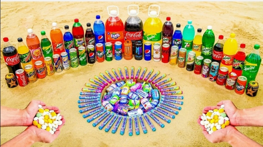 تفریحی و سرگرمی || چالش نوشابه...