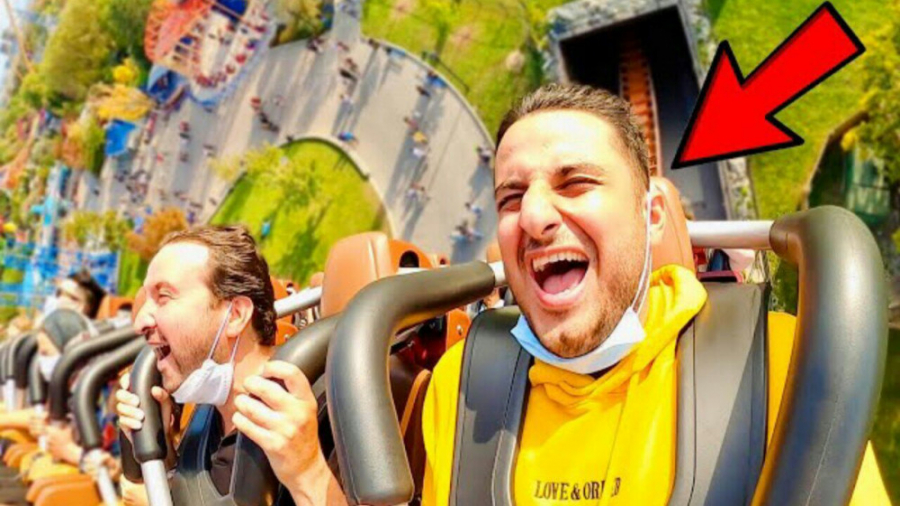 چالش سوار شدن ترسناک ترین ترن...