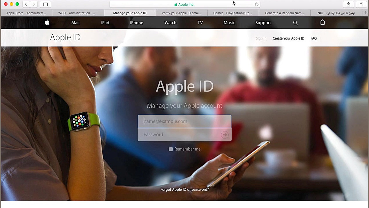 آموزش تغییر پسورد اپل آیدی