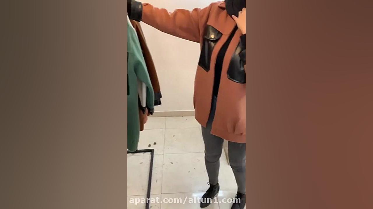 پالتو فوتر ترکیبی جیب چرم یه ک...