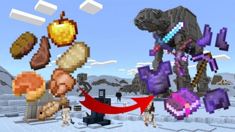 سری ماینکرافت اما غذا خوردن به...