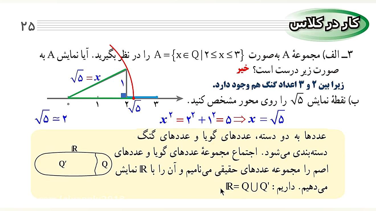 ریاضی نهم تدریس صفحه 25  قسمت...
