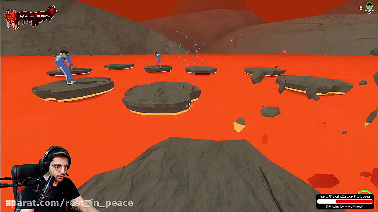 پارت 1 گیم پلی Crab Game با بچ...