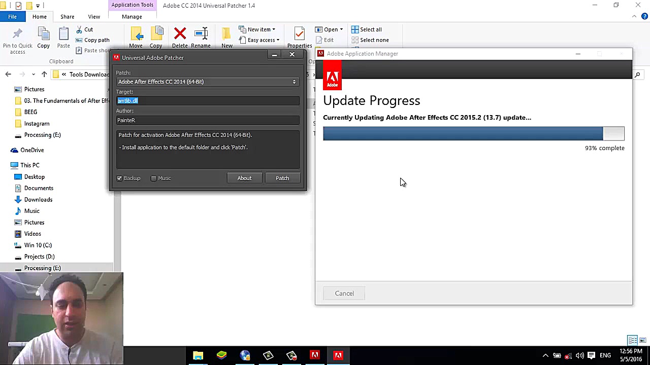1. نصب افتر افکت استادسعید طوف...