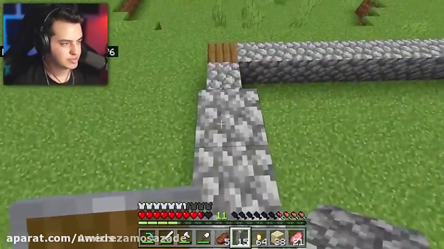 بازی ماینکرافت با آریا کئوکسر