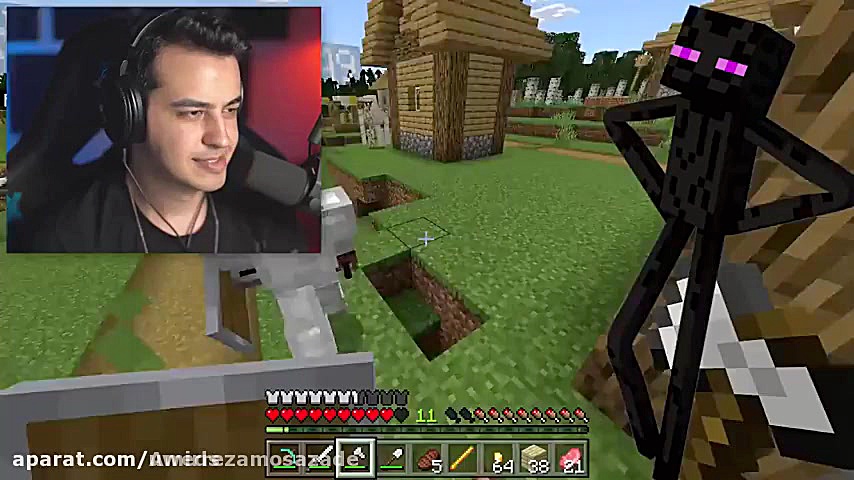 بازی ماینکرافت با آریا کئوکسر