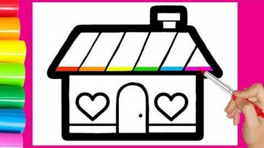 آموزش نقاشی به کودکان  نقاشی خ...