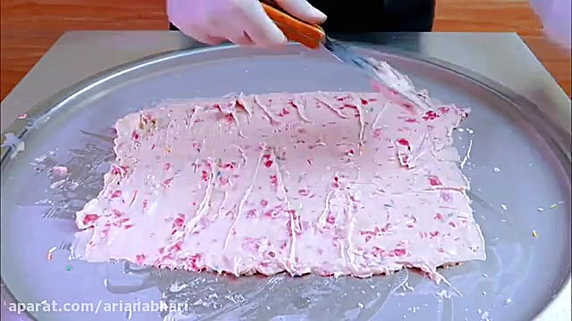 طرز تهیه بستنی هندوانه خانگی 2...