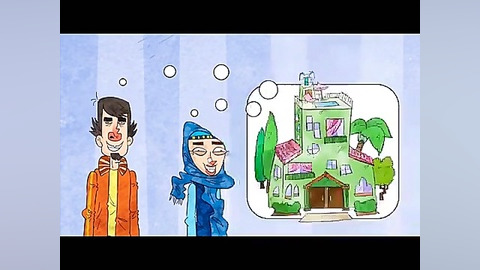 انیمیشن اندر حکایت مسکن و ازدو...