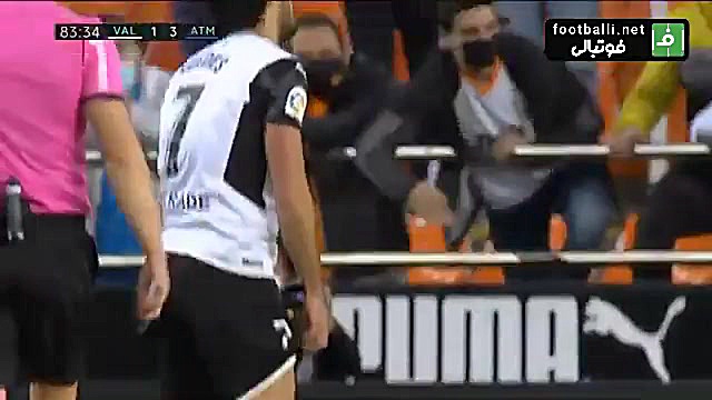خلاصه بازی والنسیا 3 3 اتلتیکو...
