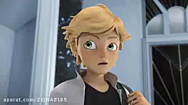 دختر کفدوزکی و گربه سیاه