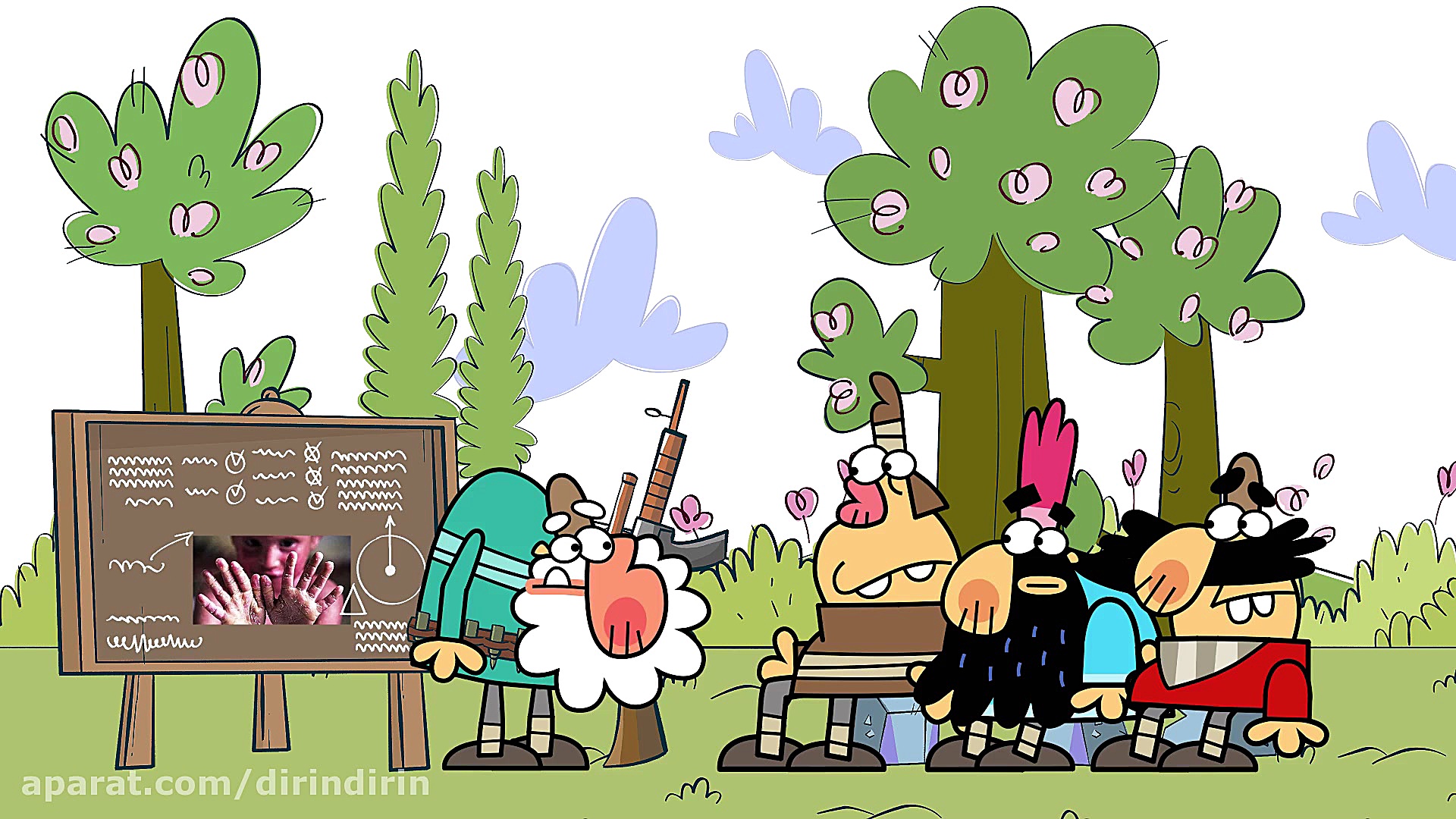 دیرین دیرین  عاقبت کله‌تهی‌گری