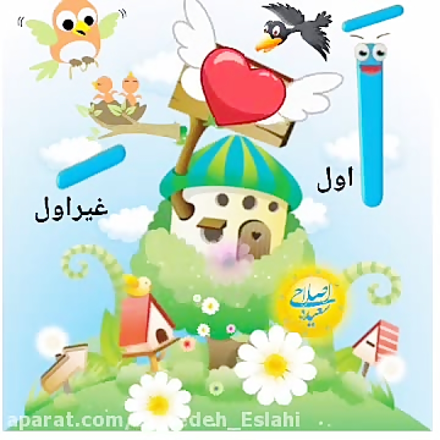 آموزش بسیار جداب نشانه اَ اول با شعر توسط خانم سعیده اصلاحی