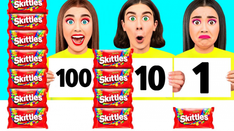 چالش 100 لایه ای در 9 دقیقه