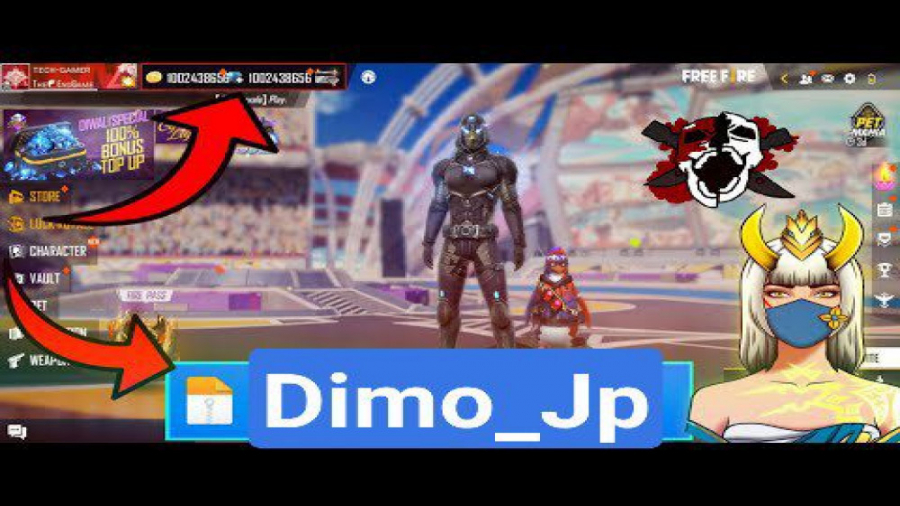 فری فایر جم بینهایت فری فایر ا...