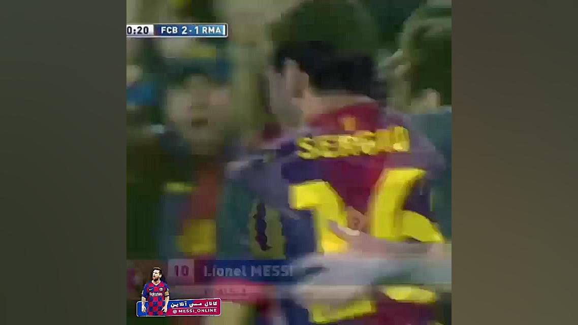 کاشته زیبای لیونل مسی از راه د...