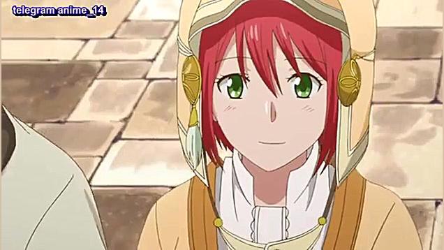 انیمه سفید برفی با موهای قرمز...