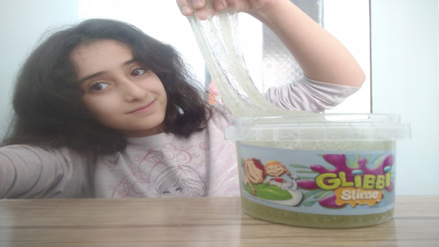 ترکیب خمیر کلی با اسلایم شفاف...