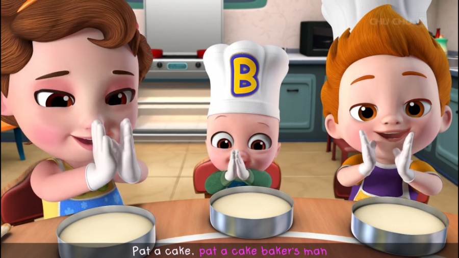 ویدئوی شاد کیک پزی کودکان