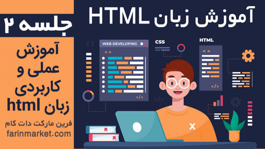 آموزش HTML | قسمت دوم : بررسی ساختار و معرفی تگ های html | فرین مارکت