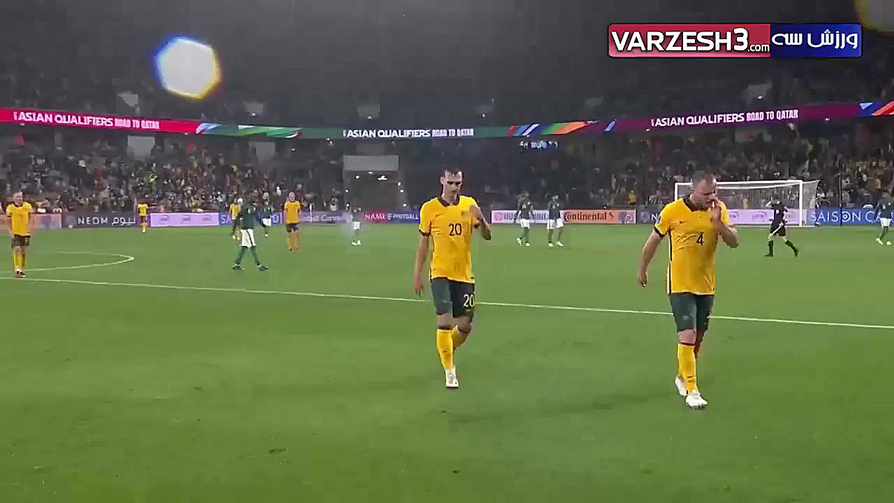 خلاصه بازی استرالیا 0 0 عربستا...