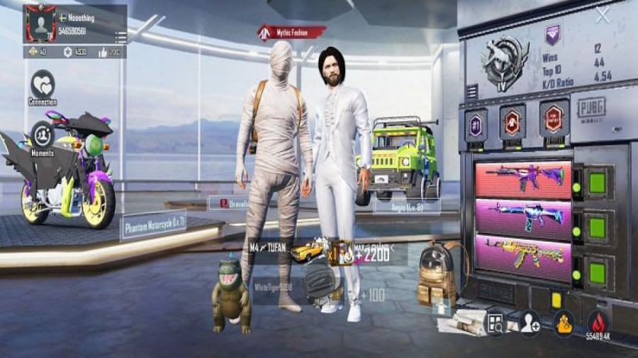 خاله در بازی پابجی موبایل pubg...