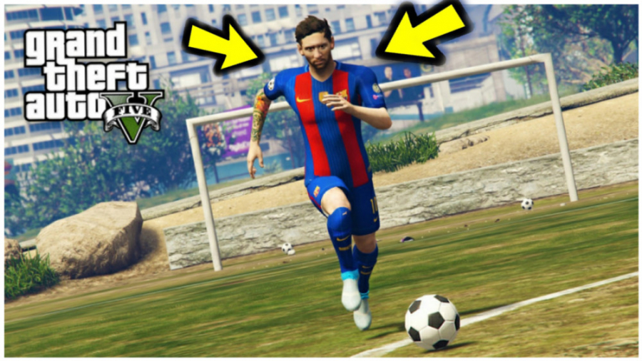 لیونل مسی در جی تی ای وی..GTA...