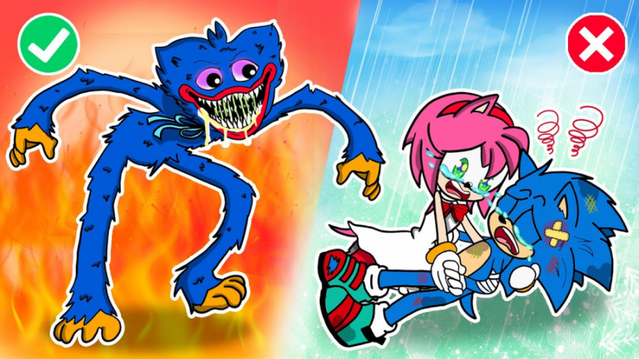 ایده های کارتونی سونیک  هاگی و...