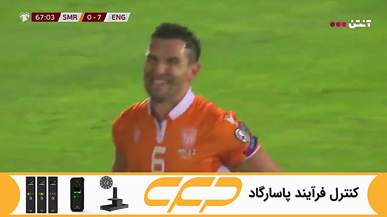 خلاصه بازی انگلیس 10  0 سن مار...