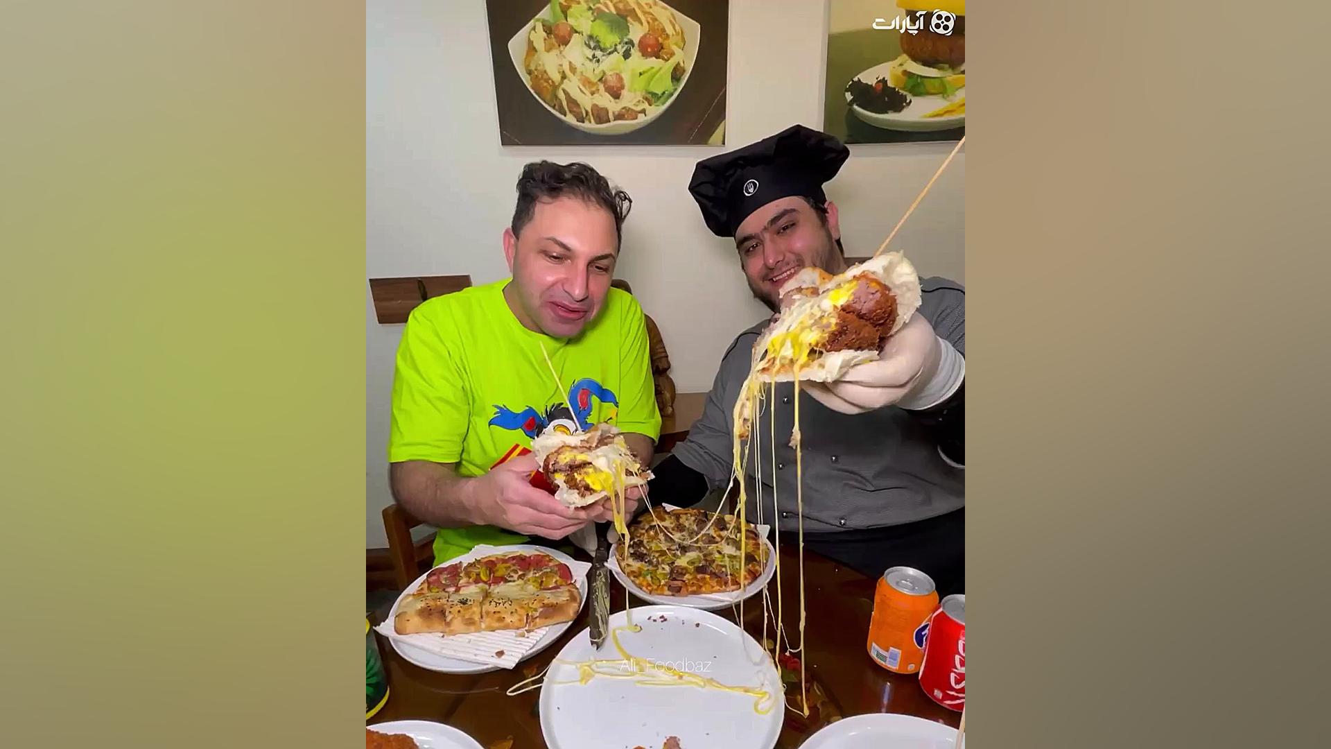 برگر گردویی و سوخاری خفن دارم...