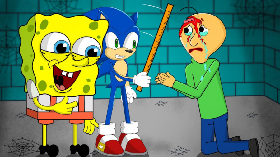 چالش باب اسفنجی و سونیک در مدر...
