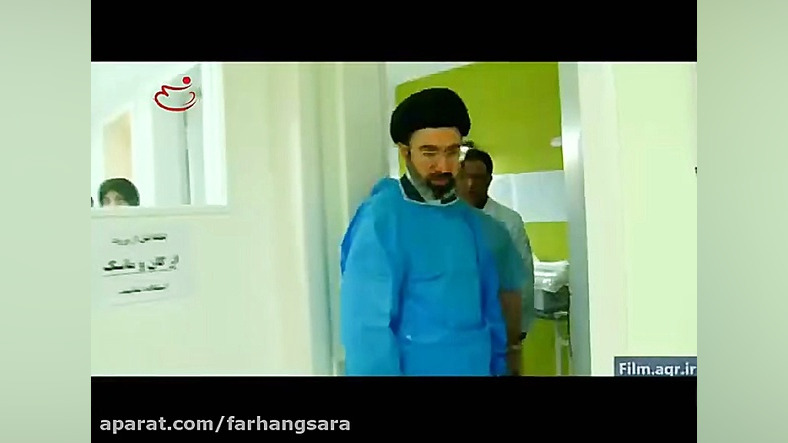 عیادت حجت الاسلام مجتبی خامنه ای از آیت الله طبسی