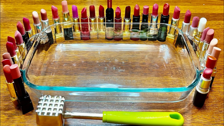 مخلوط کلکسیون رژ در اسلایم شفا...