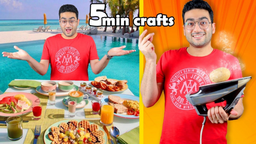 آماده کردن یک صبحانه لاکچری در...