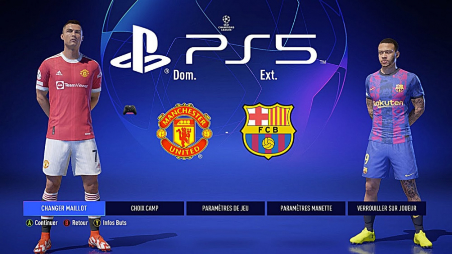 بارسلونا  منچستر یونایتد FIFA...